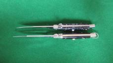 LOT of 2 STILETTOS One JAPAN Stainless Steel Pick Lock, One Stiletto Brand Kit Knife 