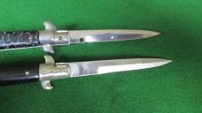 LOT of 2 STILETTOS One JAPAN Stainless Steel Pick Lock, One Stiletto Brand Kit Knife 