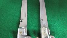 LOT of 2 STILETTOS One JAPAN Stainless Steel Pick Lock, One Stiletto Brand Kit Knife 