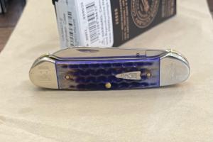 Case XX 1100 PBJ Canoe with engraved bolsters 