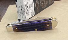 Case XX 1/100 PBJ Mini Trapper with engraved bolsters 