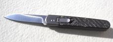 BARON ELITE L/E TITANIUM AUTO ( CARBON FIBER SCALES ) SATIN DROP POINT LIMITED EDITION OF 100 PIECES