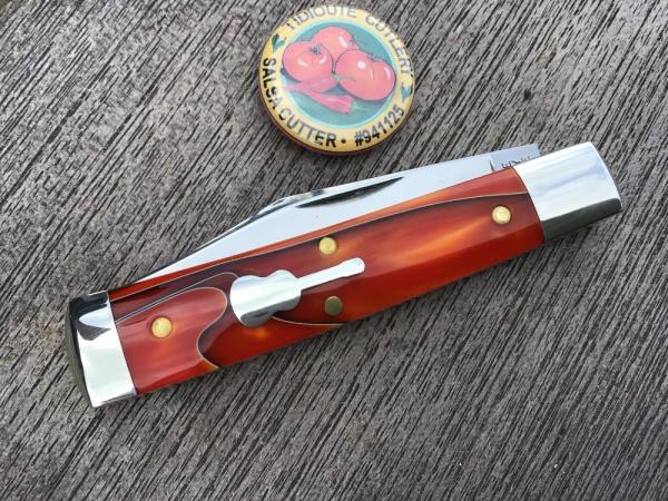 Great Eastern Cutlery 941125 Salsa Cutter Liberty Jack Tomato Acrylic Guitar Shield