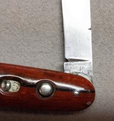 Rare Early Schrade Cut Co with Awl Punch Blade '06 '07 Patent 