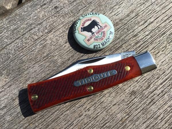 Great Eastern Cutlery 221124 .22 Magnum Burnt Orange Sawcut Bone