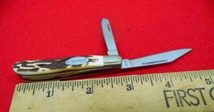 HERITAGE BONE PEANUT APPROX 2-34quot FROM KNIFE ROLL UNUSED