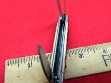 RIDGE RUNNER 3-1/4" JIGGED TAN BONE MEDIUM STOCKMAN FROM KNIFE ROLL UNUSED
