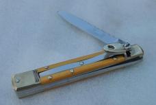 Hubertus Henning Riter Special 12 Size Yellow Micarta Mint File Work Nickel Liners And Solid Bolster