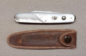 Early Schrade Cut Co with Genuine Mother of Pearl