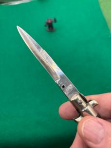 CHEAP AS CHIPS! Vintage 7” INOX in Pill Stamped Picklock Stiletto 1950’s