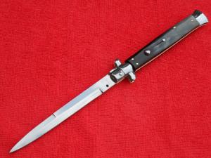 New GBeltrame 13quot Italian Stiletto Brazilian-Horn Handles- SS Bayonet grind Blade II