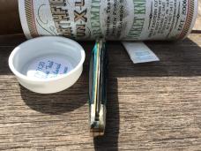 Great Eastern Cutlery Northfield 190120 Little Rattler Blue Teal Natural Bone