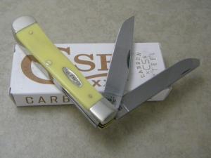 Case XX USA 5 Dot 3254 CS Yellow Trapper Knife NIB