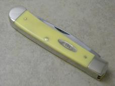Case XX USA 5 Dot 3254 CS Yellow Trapper Knife NIB