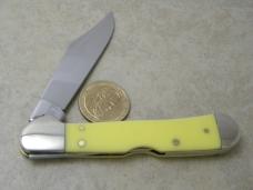 Case XX USA 31549 CS Yellow Copperlock Knife 