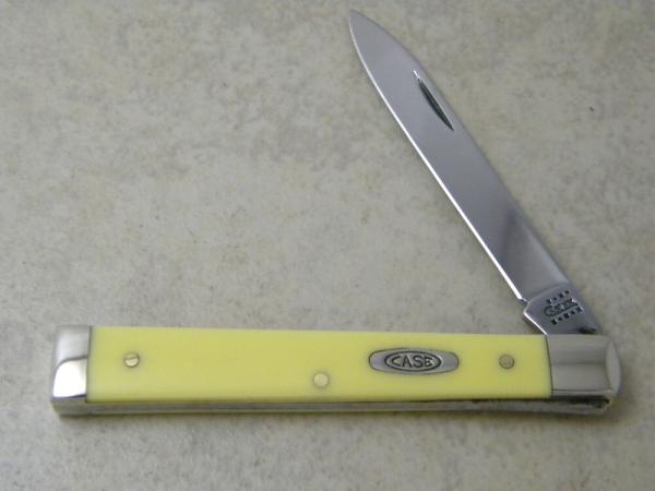 Case XX USA 3185 9 Dot Yellow Doctor's Knife 