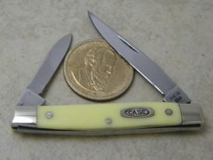 Case XX USA 3233 Yellow 6 Dot Pen Knife c 1974