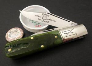 Great Eastern Cutlery 77 Northfield Barlow Satin Pickle Green Marrow Bone GEC 771225