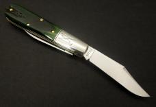 Great Eastern Cutlery #77 Northfield Barlow *Satin* Pickle Green Marrow Bone GEC 771225