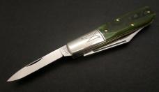 Great Eastern Cutlery #77 Northfield Barlow *Satin* Pickle Green Marrow Bone GEC 771225