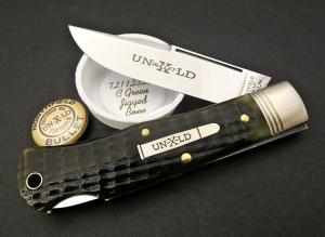 Great Eastern Cutlery Northfield 72 Bullet Cody Scout Lockback C Green Jigged Bone GEC 721123LB