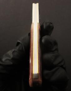 Great Eastern Cutlery #86 Boom Town Barlow Classic Brown Sawcut Bone GEC 862125SS