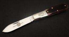 Great Eastern Cutlery #86 Boom Town Barlow Classic Brown Sawcut Bone GEC 862125SS