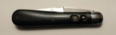 Full Etch 'Schrade Hunting Knife' with Black Celluloid Handles and Sabre Blade