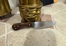 Hand Made Carbon Steel Cowboy Knife All Purpose Field Camping Hunting