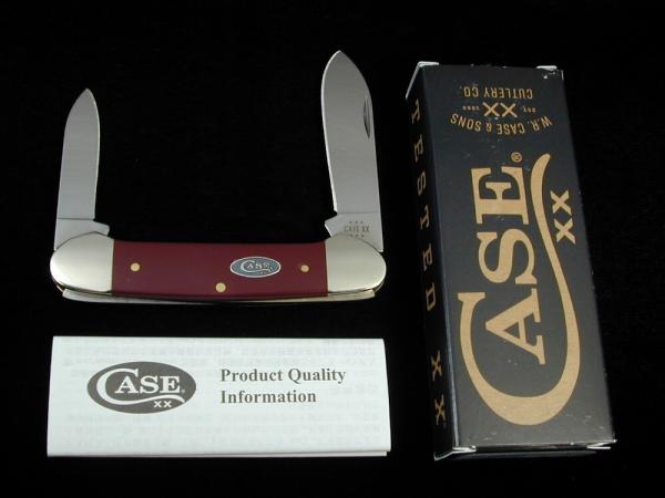 Case xx Smooth Mulberry Synthetic Canoe Knife Antique Brass Shield 30463 USA Made NIB 42131SS Case xx Smooth Mulberry Synthetic Canoe Knife Antique Brass Shield 30463 USA Made NIB 42131SS