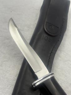 Buck Vintage Pre-1986 Model 105 Fixed Blade Sheath Knife Made In USA