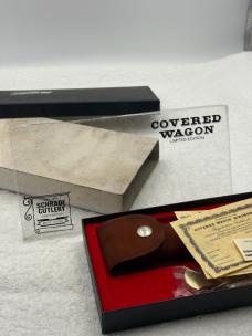 Schrade Cutlery SC507 Limited Edition Covered Wagon Scrimshaw #4263 New In Box Made In USA