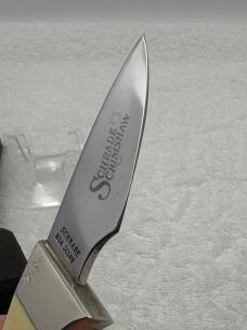 Schrade Scrimshaw Vintage SC509 Fixed Blade Sheath Knife Made In USA New In Box