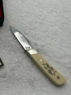 Schrade Scrimshaw Vintage SC509 Fixed Blade Sheath Knife Made In USA New In Box