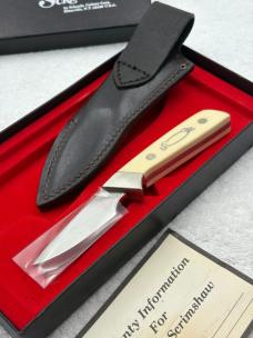 Schrade Scrimshaw Vintage SC509 Fixed Blade Sheath Knife Made In USA New In Box