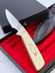 Schrade Scrimshaw Vintage SC509 Fixed Blade Sheath Knife Made In USA New In Box