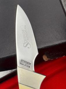 Schrade Scrimshaw Vintage SC509 Fixed Blade Sheath Knife Made In USA New In Box