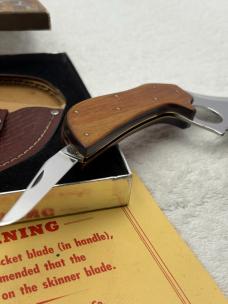 Case XX Caribou Skinning Knife / Sheath #397 1981 9 Dot New In Box Made In USA