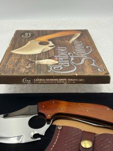 Case XX Caribou Skinning Knife / Sheath #397 1981 9 Dot New In Box Made In USA