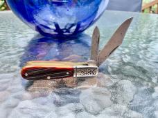 Schrade Model 206 Barlow with Amber Colored Winterbottom Bone Handles