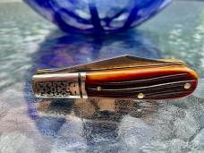 Schrade Model 206 Barlow with Amber Colored Winterbottom Bone Handles