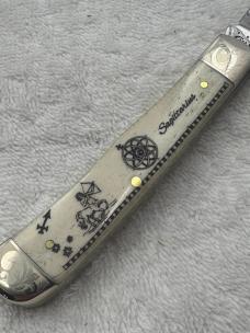 Case XX 2 Blade Trapper 2012 Zodiac Sagittarius Knife New In Box Made In USA
