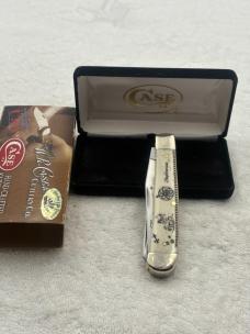 Case XX 2 Blade Trapper 2012 Zodiac Sagittarius Knife New In Box Made In USA