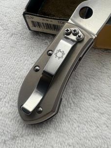 Spyderco C57P Toad 1 Blade Folder New In Box Rare And Hard To Find