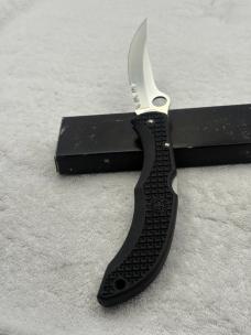 Spyderco C17PSBK Clip It Catcher Man Vintage Lock Back Folder New In Box Made In Japan Rare