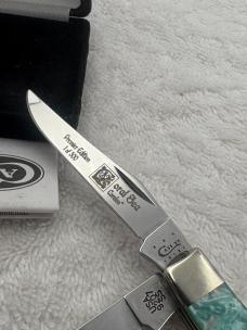 Case XX2012 Premier Ed 2 Blade Trapper #9207 Coral Sea Corelon 1 of 500 New In Box