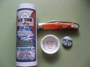 GREAT EASTERN TITIOUTE 321224 ENGINEER ORANGE CAMEL BONE 1