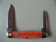 GREAT EASTERN TITIOUTE 321224 ENGINEER ORANGE CAMEL BONE #1