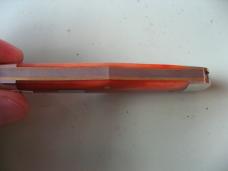 GREAT EASTERN TITIOUTE 321224 ENGINEER ORANGE CAMEL BONE #1