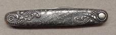 Sterling Silver Old Man Winter Press Button Knife Co 